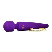 Rianne S Essentials Bella 10-function Rechargeable Mini Body Wand Massager Deep Purple