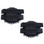 Buy Premium Black Leather Knee Pads with Adjustable Straps - StockRoom 