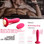 Buy the Primo 25-function Warming Remote Control Rechargeable Vibrating Silicone Unisex Plug in Wine Red - Svakom