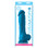 Buy the ColourSoft 8 inch Soft Silicone Realistic Dildo in Blue - NS Novelties