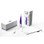 Buy the Zumio x 8-function Rechargeable Clitoral Stimulator with SpiroTIP Elliptical Rotation with Long flexible stem & Spherical-shaped tip in Dark Purple