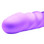 Buy the Echo Super Soft Silicone Dildo with 3-speed Bullet Vibe Purple Haze Strap-on harness ready dong - Tantus