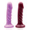 Buy the Echo Super Soft Silicone Dildo with 3-speed Bullet Vibe Purple Haze Strap-on harness ready dong - Tantus