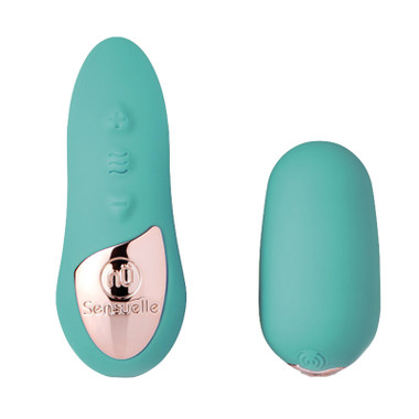 Novel Creations Sensuelle 15 Function Remote Control Vibrating Cock Ring Endure Blue