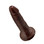 Buy the King Cock 5 inch Realistic Dong Brown Strap-on compatible - Pipedreams Products
