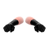 Buy the Black Latex Unisex Short Fisting Gloves - Shots Fist It