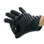 Buy the Black Silicone Textured Masturbation Glove - Shots America Fist It