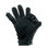 Buy the Black Silicone Textured Masturbation Glove - Shots America Fist It