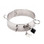 Buy the Stainless Steel Locking Bondage Collar with Rings Restraint - XR Brands Master Series