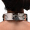 Buy the Stainless Steel Locking Bondage Collar with Rings Restraint - XR Brands Master Series