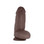 Buy the King Cock Chubby 9 inch Wide Realistic Dong with Balls Brown Chocolate strap-on compatible dildo - Pipedreams Products