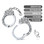 Buy the Stainless Steel Bling Wrist Cuffs with Crystals - Blush Novelties Temptasia