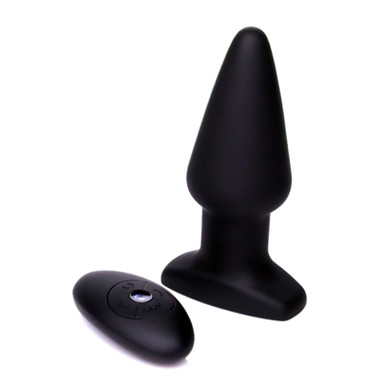 Buy the Model R Smooth 13-function Remote Control Rechargeable Silicone  Rimming Plug with Rotating Beads - XR Brands Rimmers