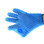 Buy the Textured Ambidextrous Erotic Massage Masturbation Glove Sky Blue Med-XL - Booty Glove