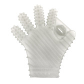 Buy the Textured Ambidextrous Erotic Massage Masturbation Glove Sky Blue Med-XL - Booty Glove