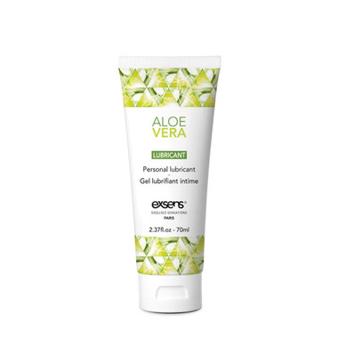 Buy the Aloe Vera Water-based Personal Gel Lubricant 2.37 oz - EXSENS of  Paris