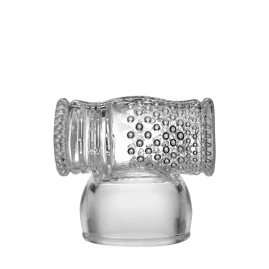 Buy Power Wand Cock Stroker Textured Masturbator Sleeve Massager Attachment  - Kink by Doc Johnson