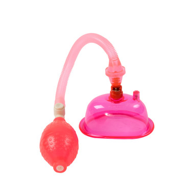Buy the Pink Full Size Pussy Pump Intimate Female Labia pumping - Doc  Johnson