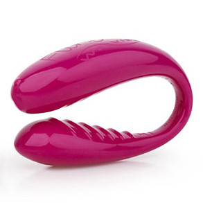 Buy The Fling 9-function Rechargeable Silicone Couples Vibrator Raspberry
