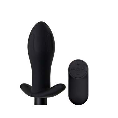 remote controlled vibrating prostate massager with 6 speeds removable bullet