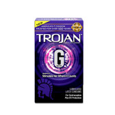 Buy the G. Spot Premium Lubricated Condoms with Pouch and mirco-ribbing 10 value Pack - Paradise Marketing Trojan