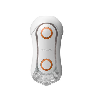 Buy the Flip Orb White Orange Crash Male Masturbator Stroker