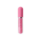 Buy the Stardust Charm 7-function Rechargeable Glass & Silicone Vibrator with colored crystals in Pink - NS Novelties