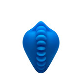 Buy the Shagger Blue Azure Silicone Dildo Base Cushion Stimulation Cover for Strap-On Harness - Banana Pants 