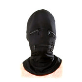 Buy the Fetish Fantasy Series Zipper Face Hood in Black Gimp Mask - Pipedream Toys