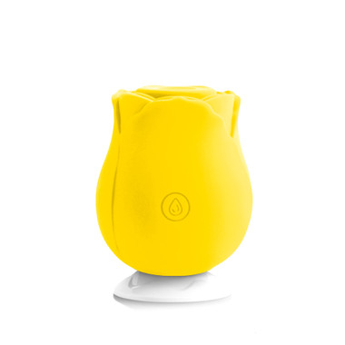 Buy the Sucking Yellow Rose 10-function Rechargeable Silicone Flower-shaped  Suction Vibrator - Dallas Novelty