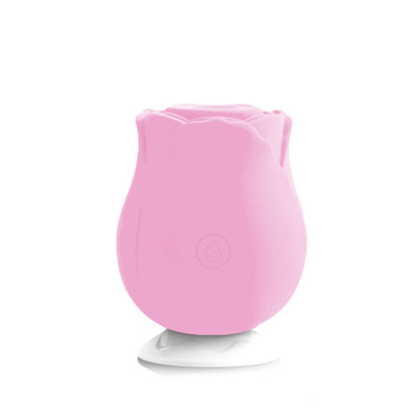 Buy the Sucking Pink Rose 10-function Rechargeable Silicone Flower-shaped  Suction Vibrator - Dallas Novelty