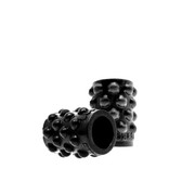 Buy the Regular Bubbles NipSuckers Liquid Platinum Silicone Nipple Suckers in Black - OXBALLS