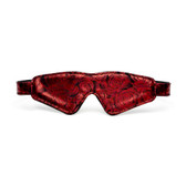 Buy the Fifty Shades of Grey Sweet Anticipation Reversible Black & Red Adjustable Blindfold - LoveHoney