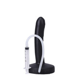 Buy the Pop! Slim Squirting Silicone Dildo in Black Ejaculating insemination - Pop! by Tantus Inc