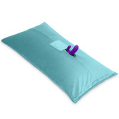 Buy the Humphrey Sex Toy Mount Pillow in Microvelvet Cyan Blue - OneUp Innovations Liberator Luvu Brands
