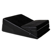 Buy the UltraLeather Geom Wedge/Ramp Combo Position Pillow in Panther Black - OneUp Innovations Liberator