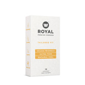 Buy the Royal Condom Tailored Fit Ultra Thin Vegan Latex Condoms 10-Pack - M3 Global Enterprises LLC DBA: Royal Intimacy