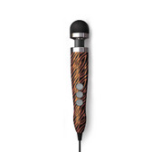 Buy the Diecast No 3 Tiger Pattern Plug-In Multi-Speed Vibrating Petite Wand Massager with Screw-On Head - Doxy