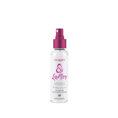 Buy the LuvMor Naturals Cucumber Mint Body-Safe Sex Toy Cleaner in 4 oz  spray bottle