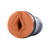 Buy the Stroke Master Vagina Caramel 10-function Rechargeable Stroking Male Masturbator Stroker - Maxtasy