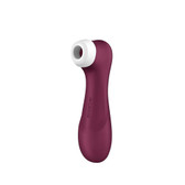 Buy the Pro 2 Generation 3 23-function Rechargeable Silicone Vibrator & Air Pulse Clitoral Stimulator in Red 2 motors - EIS Satisfyer