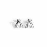 Buy the Sterling Silver Clit Earrings - Biird