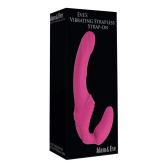 A&E Eves Vibrating Strapless StrapOn Pnk