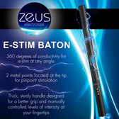 Zeus Electrosex- E-stim Baton