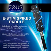 Zeus Electrosex-E-stim Spiked Paddle