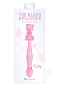 ICON BRANDS Glass Menagerie Kitty Glass Dildo Light Pink