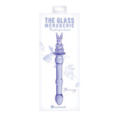 ICON BRANDS-Glass Menagerie Bunny Glass Dildo Purple