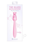 ICON BRANDS- Glass Menagerie Teddy Glass Dildo Pink