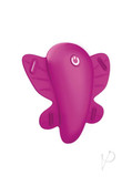 Love Distance Reach App Controlled Rechargeable Silicone Wearable Vibrator - Rose