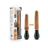 Dr. Skin Silicone Dr. Arthur Rechargeable Thrusting Gyrating Vibrating Dildo 10.5in - Vanilla